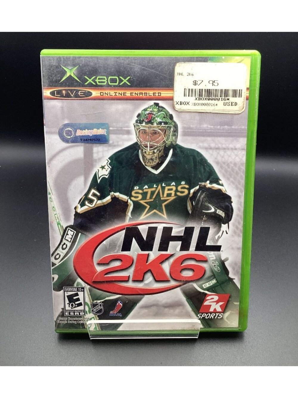 NHL 2K6 Microsoft Xbox 2005 CIB Complete In Box Manual Untested Video Game Disc!